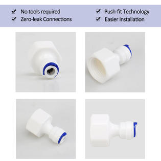 Unique Bargains A19061300ux0082 1 2 Inch Bsp Female To 1 4