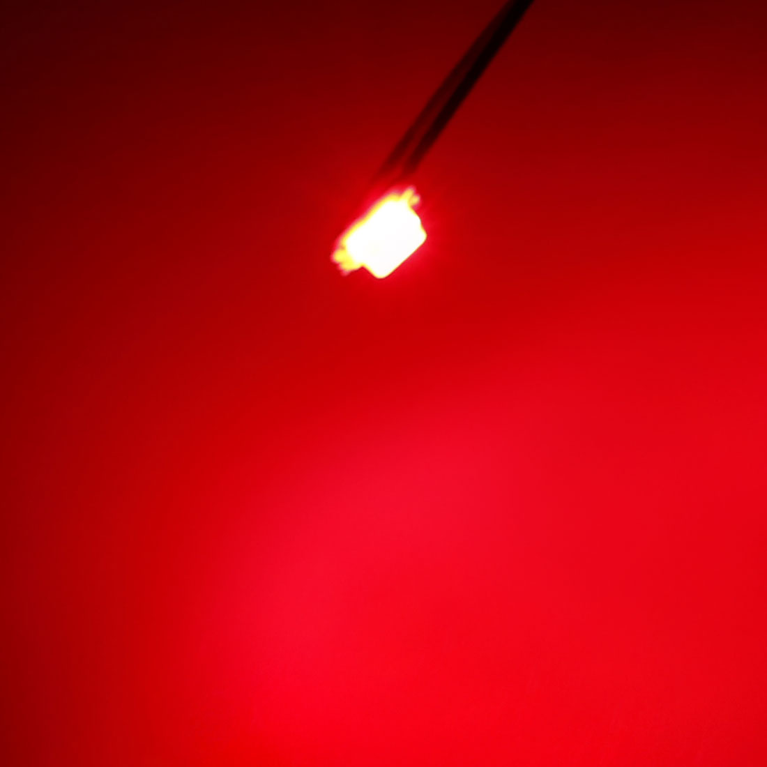 Unique Bargains 10pcs Pre-soldered Micro SMD LED Red Light Emitting Diode 0603 DC 6-18V