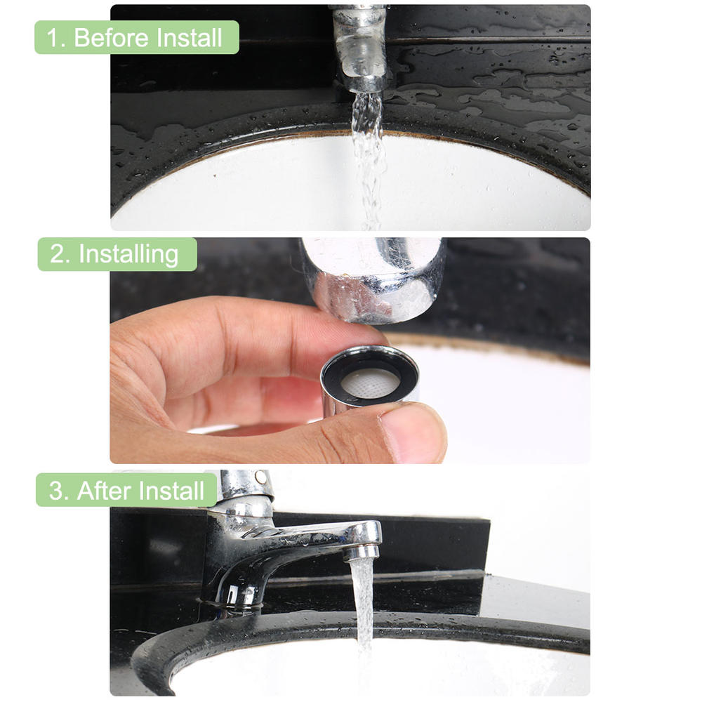 Unique Bargains M18 Faucet Aerators Universal Female Faucet Replacement Part Filter Adapter