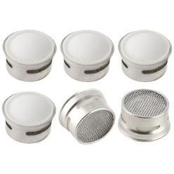 Unique Bargains 6pcs 19mm Stainless Steel Faucet Aerator Insert  Water Filter Accessory