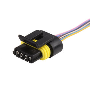 Unique Bargains 4pcs Dc 12v Electrical 4 Wires Harness Plug