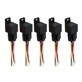 Unique Bargains Dc 24v 40a Spdt Automotive Car Relay 5 Pin 5