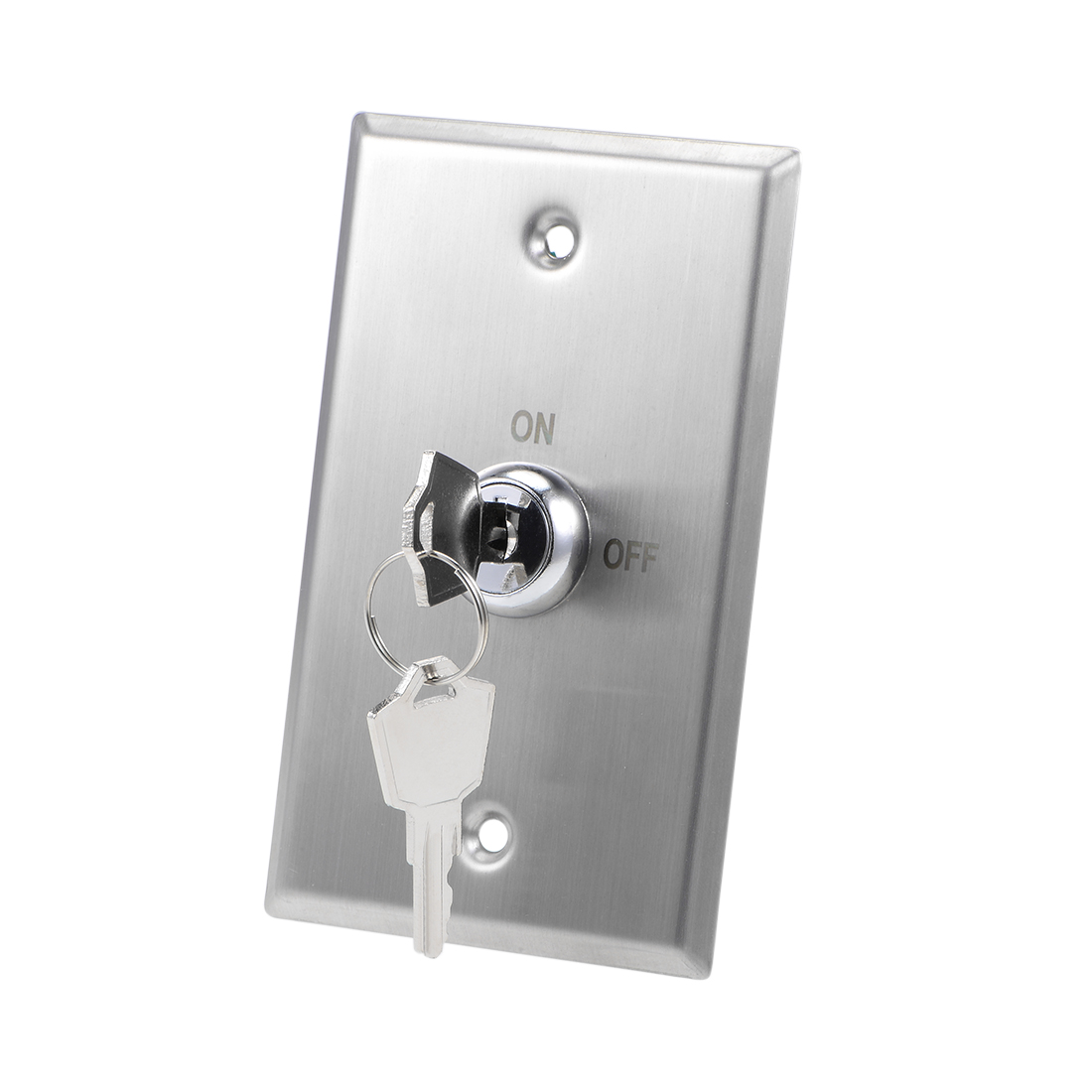 Unique Bargains Key Switch Lock On/Off Exit Switch Door Release DPST for Access Control w 2 Keys