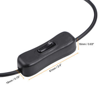 Unique Bargains A18122600ux0813 Dc 12v Inline Rocker Switch W