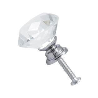 Unique Bargains Crystal Knobs Drawer Pull Handle Knob For Wardrobe