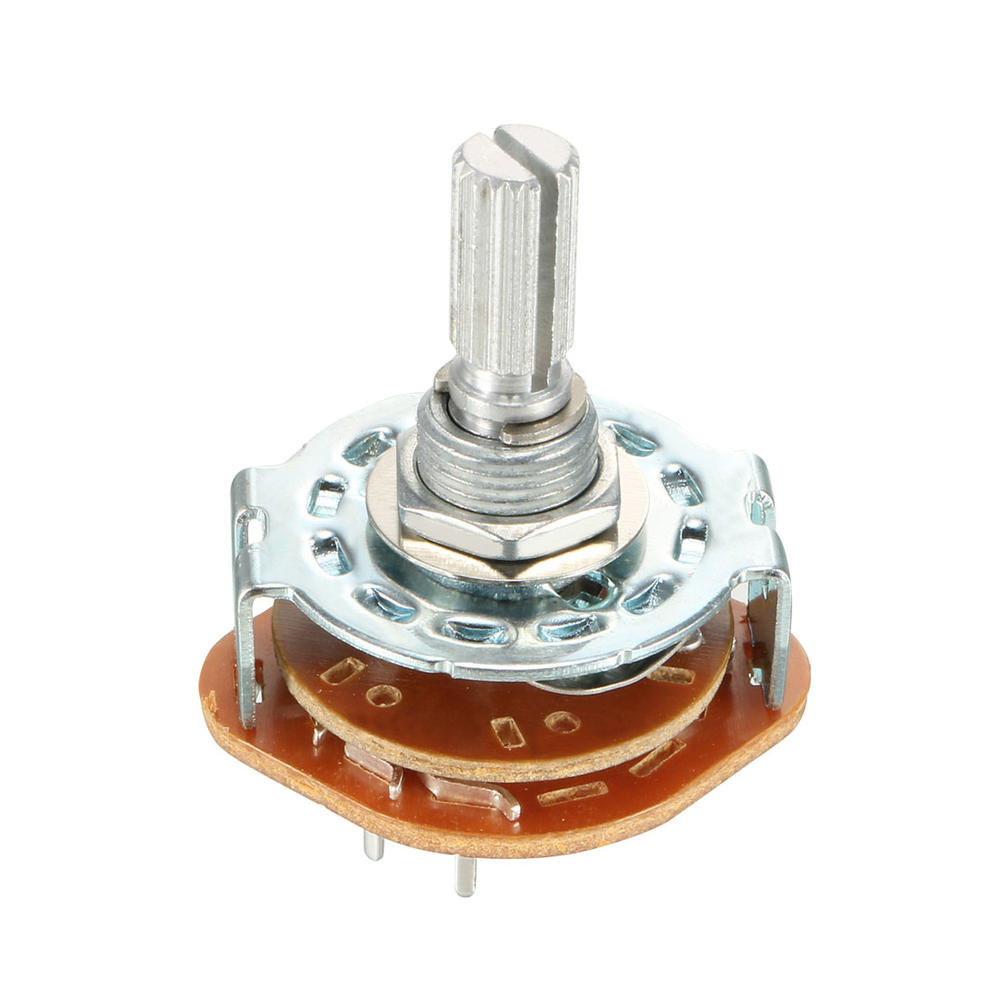 Unique Bargains 3P4T 3 Pole 4 Position Selectable Single Deck Band Selector Rotary Switch