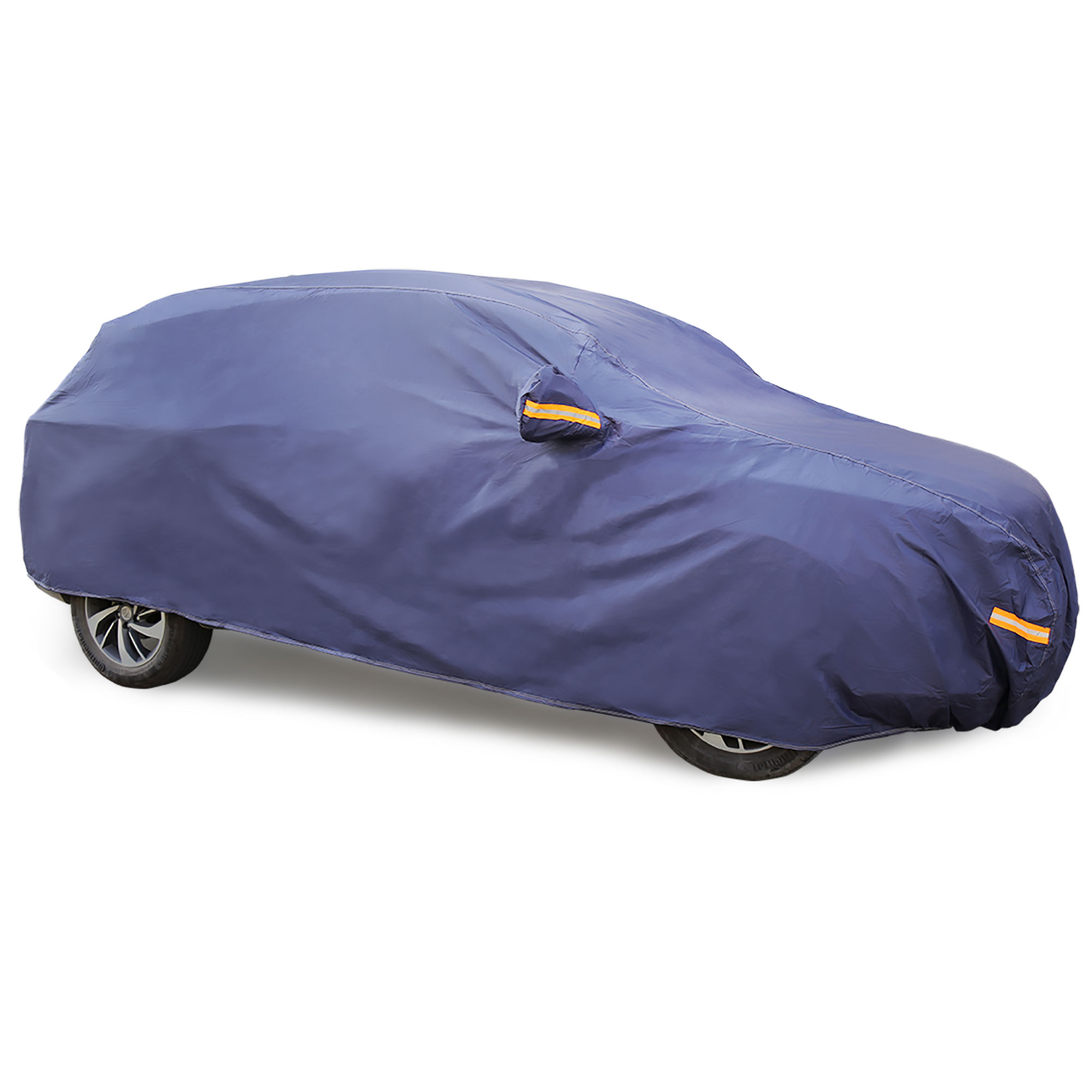 Unique Bargains YL Blue Car Cover Waterproof Breathable Scratch Rain Snow Sun Heat Resistant