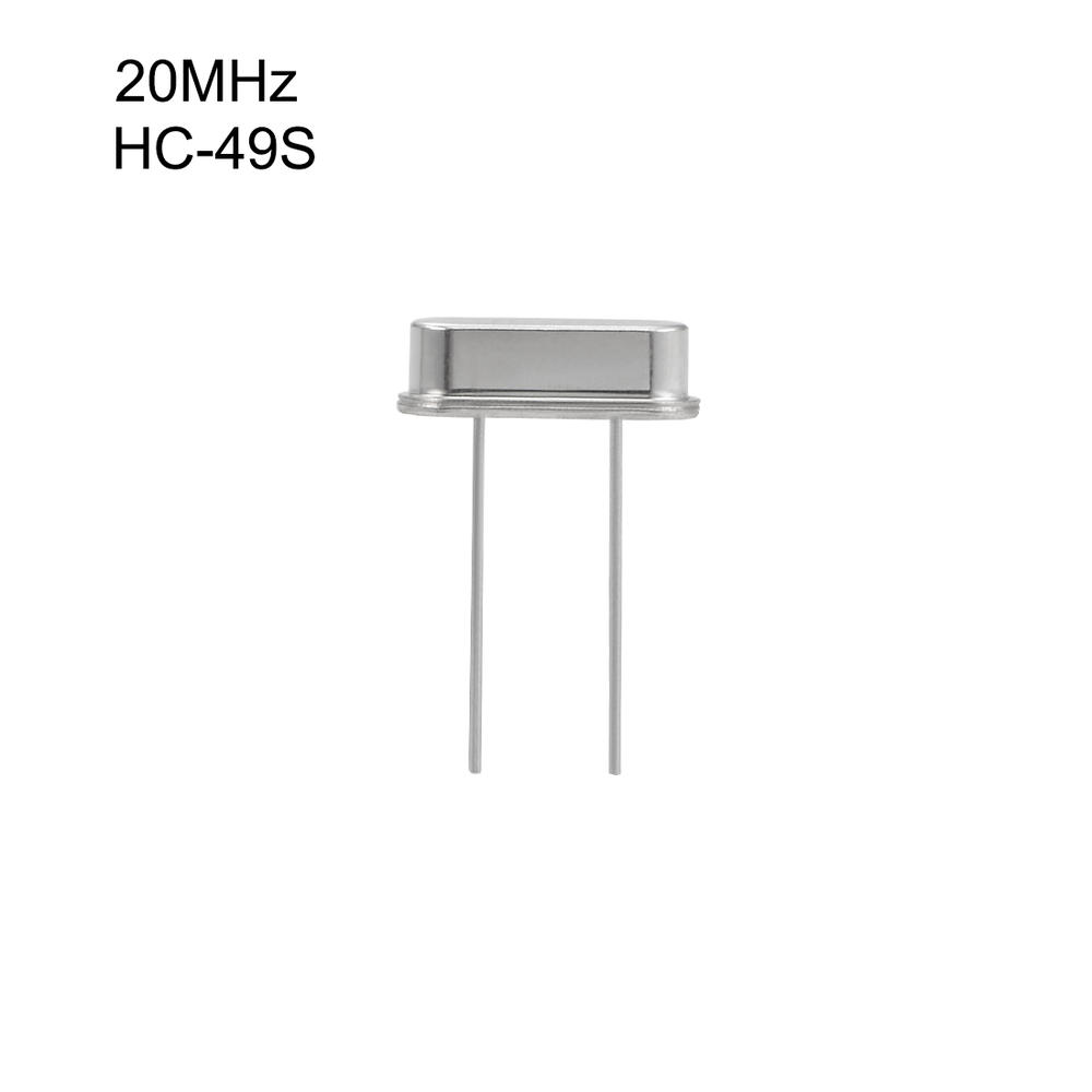 Unique Bargains 5 Pcs 20MHz HC-49S DIP Quartz Crystal Oscillators Resonators Replacement
