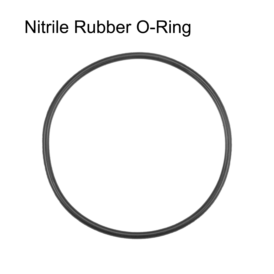 Unique Bargains O-Rings Nitrile Rubber 62mm x 67.3mm x 2.65mm Round Seal Gasket
