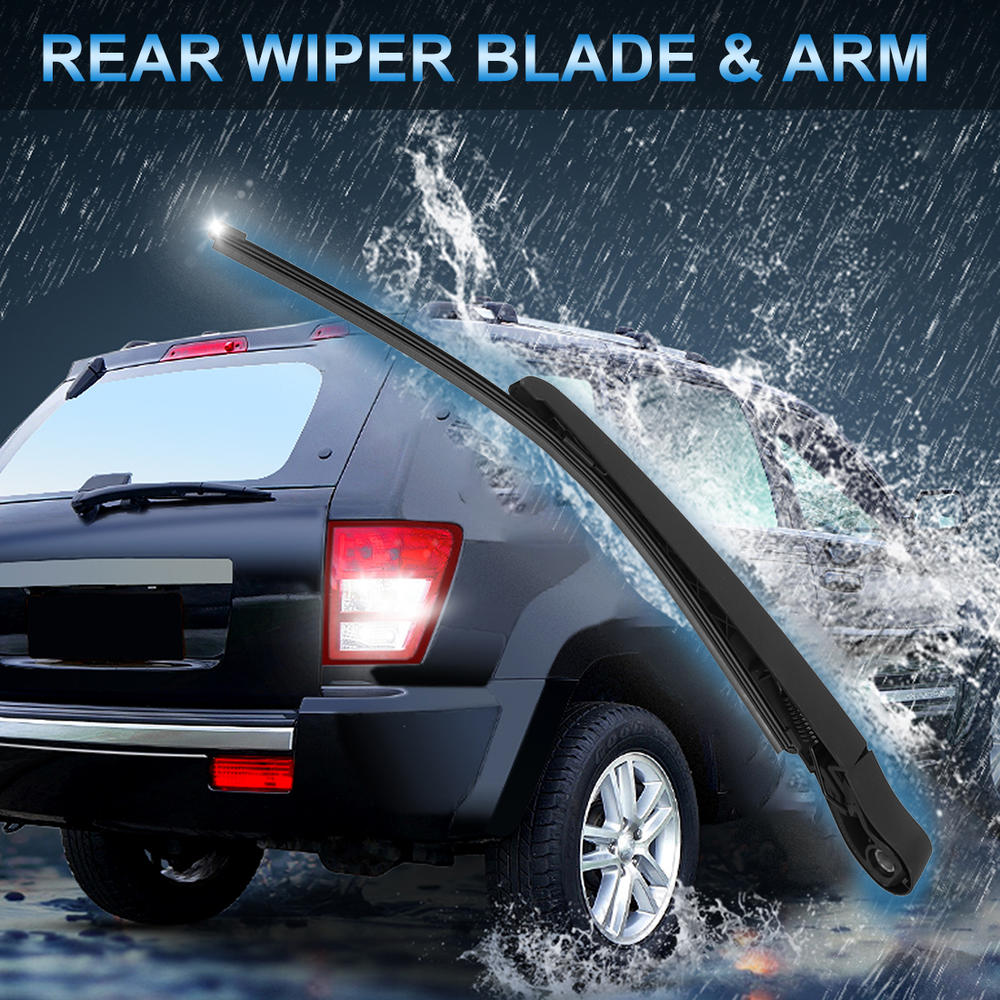 Unique Bargains Rear Windshield Wiper Blade Arm Set 380mm 15 Inch Fit for BMW X5 E70 2006-2013