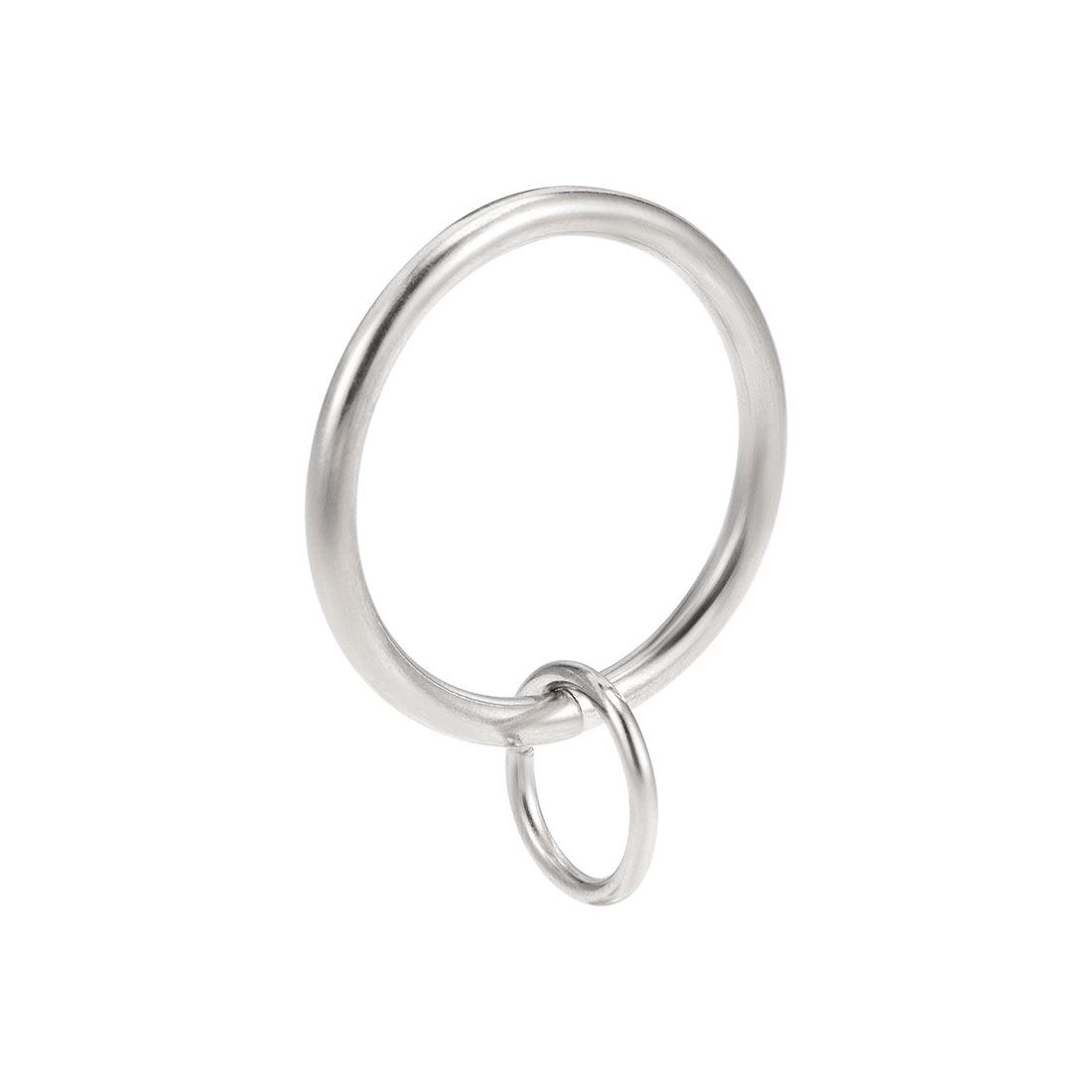 Unique Bargains Curtain Ring 32mm Inner Dia Drapery Ring for Curtain Rods Silver Tone 14 Pcs
