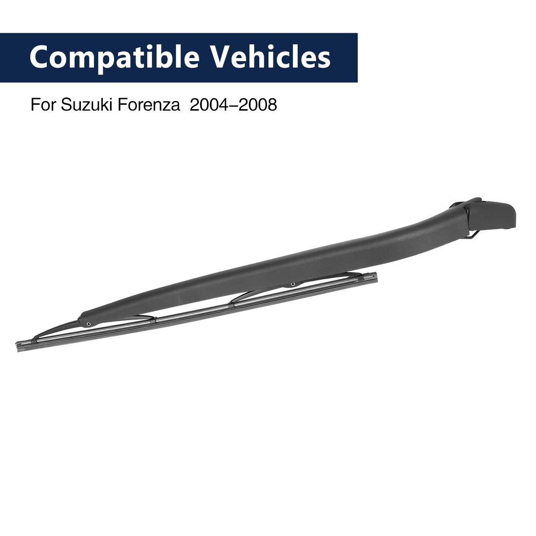 Unique Bargains Rear Windshield Wiper Blade Arm Set for Suzuki Forenza 2004-2008 14 Inch 355mm