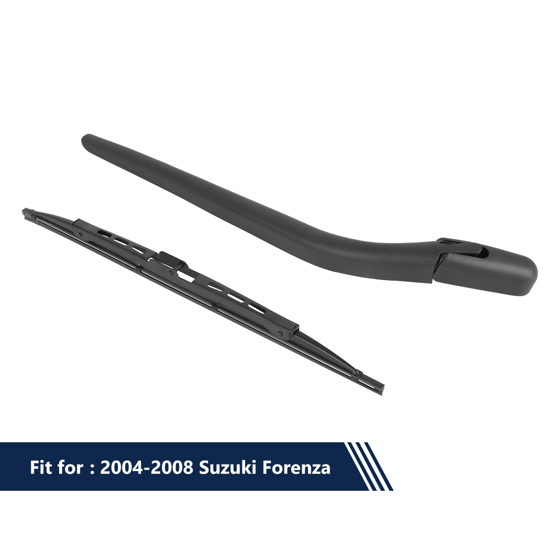 Unique Bargains Rear Windshield Wiper Blade Arm Set for Suzuki Forenza 2004-2008 14 Inch 355mm
