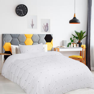 Unique Bargains Duvet Covers With Pillowcases 3 Piece Embroidery