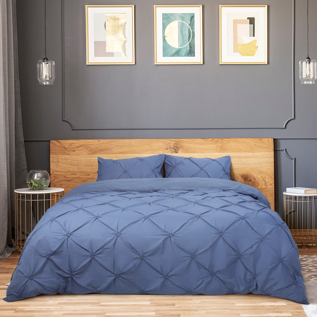 Unique Bargains Duvet Cover Set With Pillowcases 3 Piece