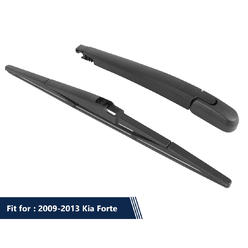 Unique Bargains Rear Windshield Wiper Blade Arm Set for Kia Forte 2009-2013 14 inch 355mm