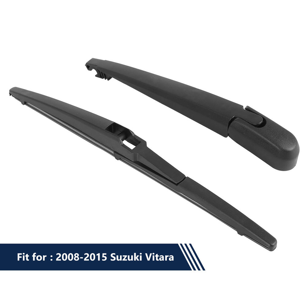 Unique Bargains Rear Windshield Wiper Blade Arm Set for Suzuki Vitara 2008-2015 12 Inch 310mm