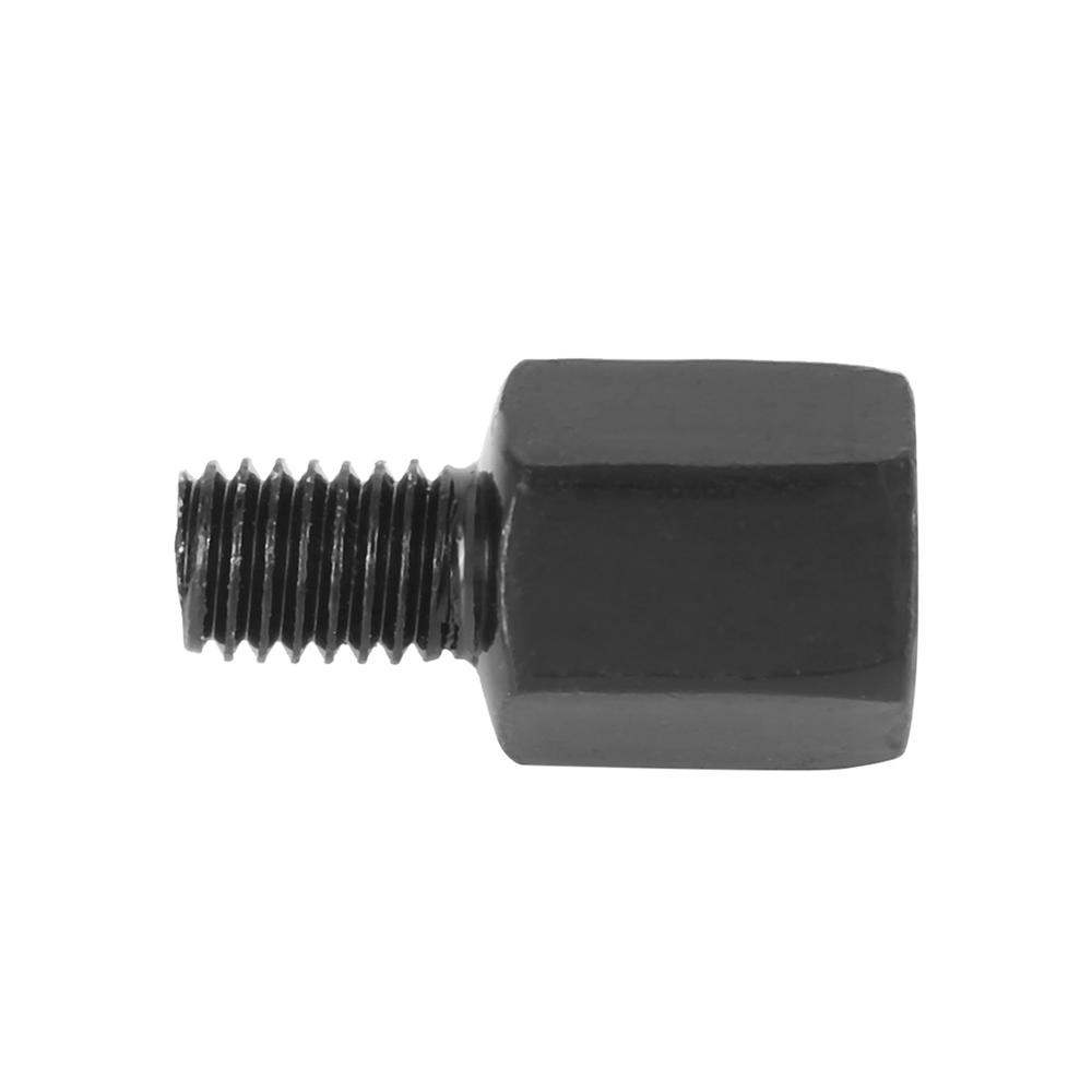 Unique Bargains 2pcs 8mm LH to 8mm LH Black Motorcycle Rearview Mirrors Adapter Bolt Screw