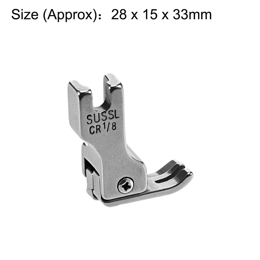 Unique Bargains #CR Right Compensating Presser Foot Fit for Industrial Sewing Machines (1/8")