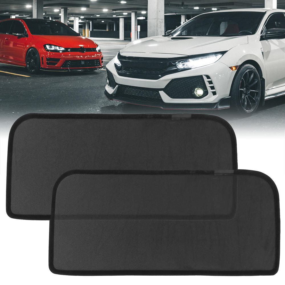 Unique Bargains 2 Pcs Glass Sunroof Shade Cover Wing Door Sun Shade for Tesla Model X Top Roof