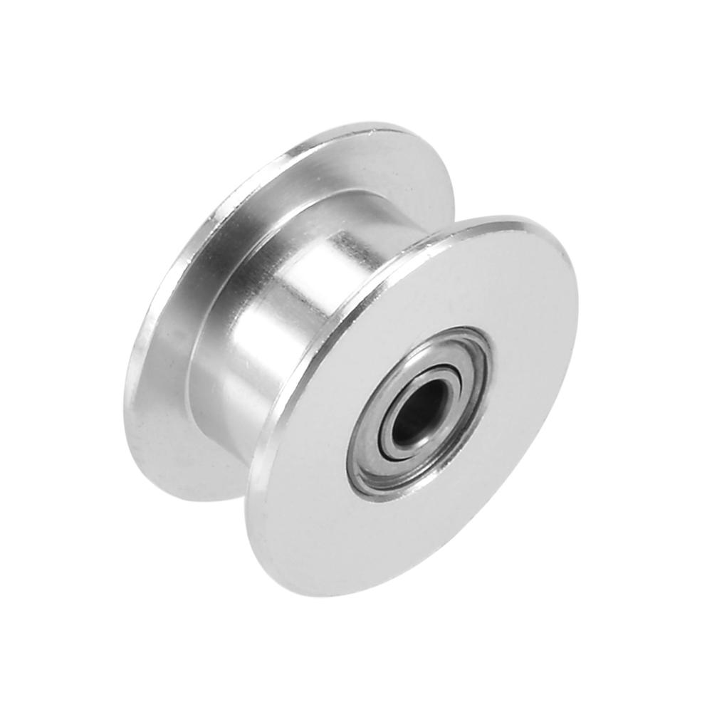 Unique Bargains Aluminum Idler Pulley with Ball Bearings GT2 3mm Bore for 3D Printer