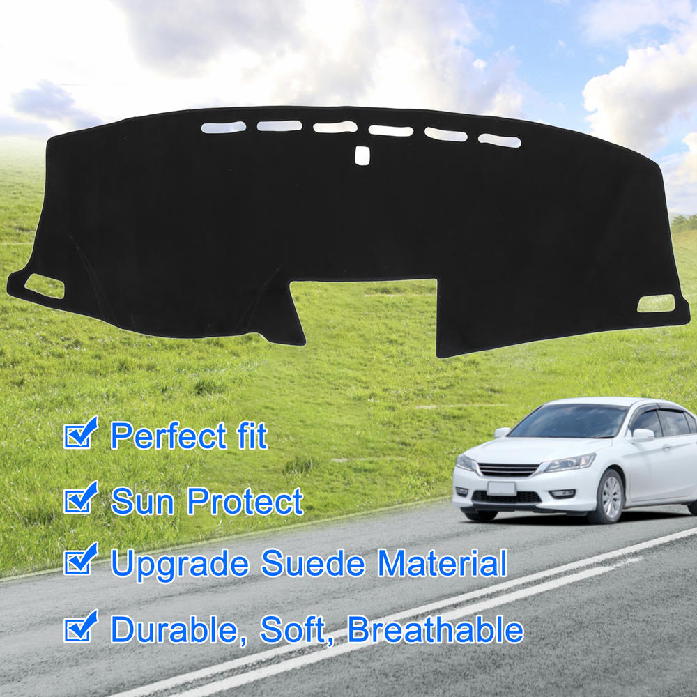 Unique Bargains Car Dashboard Cover Nonslip Mat Sun Protector Carpet for Honda CRV 2012-2016