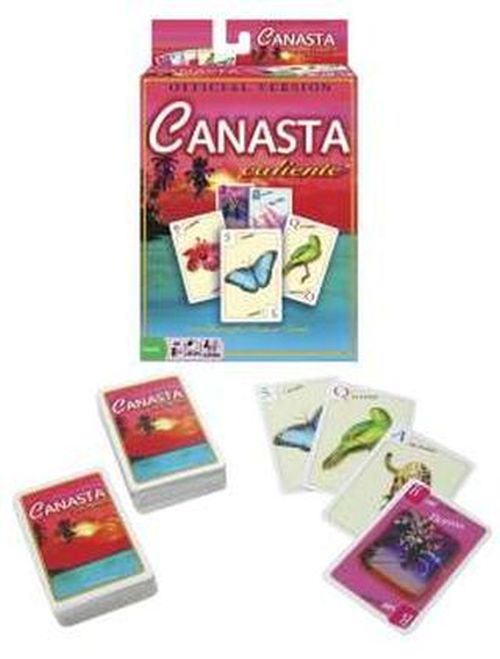 Winning Moves Games WINNING MOVES Canasta Caliente Card Game Standard Version
