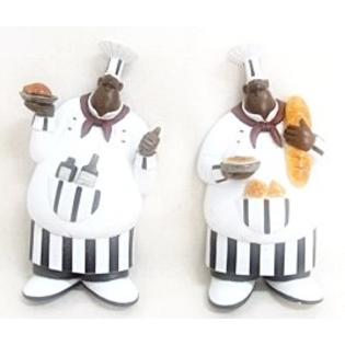 Table Art African American Fat Chef Kitchen Wall Art Decoration