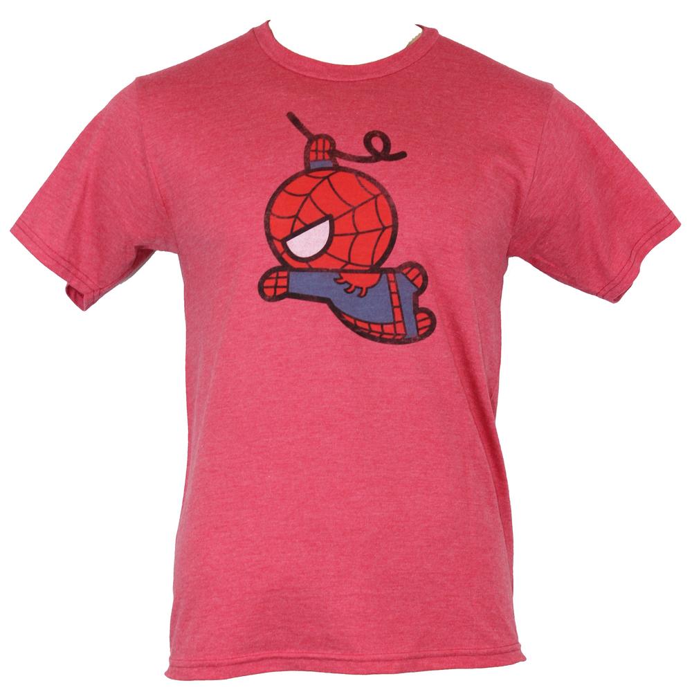 Impb Spider Man Marvel Comics Mens T Shirt Side Swinging