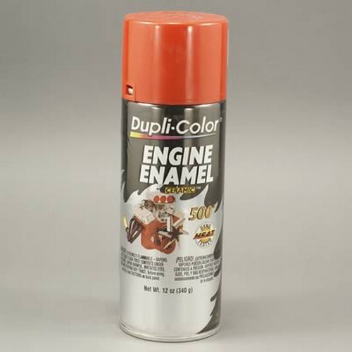 Duplicolor De1607 Engine Enamel Paint Chevrolet Orange Red 12 Oz Can