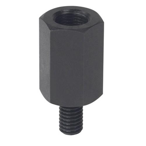 Otc 8007 Otc Threaded Adapter: 5/8-18 (Internal) and 1/2-13 (External), 2 1/4 in Overall Lg (In.)  8007