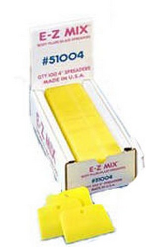 E-Z Mix 51004 4" Spreaders  Yellow