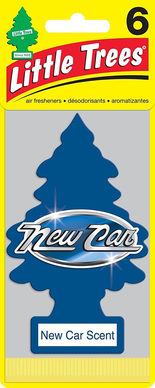Car Freshner Little Trees Air Fresheners 6-Pack New Car Scent