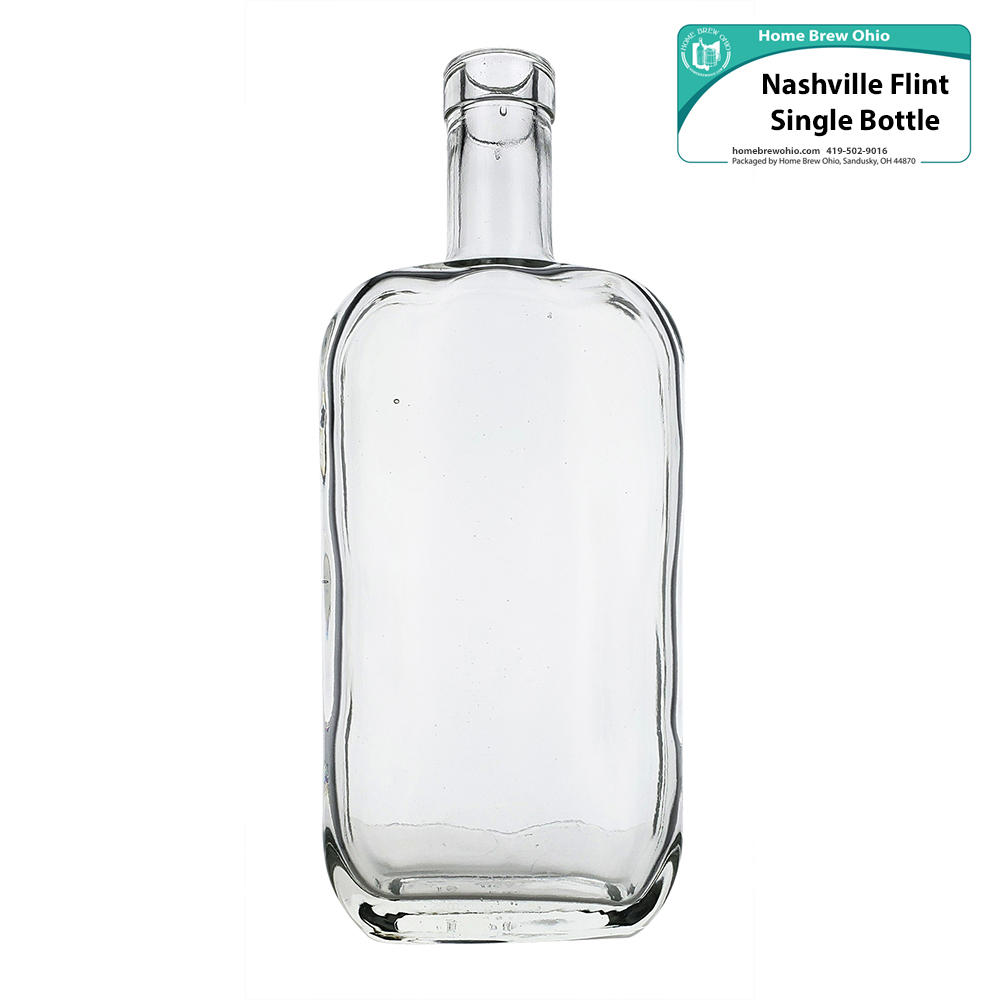 HOME BREW OHIO HOMEBREWOHIO.COM Nashville Flint Bar Top Spirit Bottles - Single Bottle