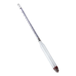 BrewCraft Glass Alcoholmeter/Hydrometer, Proof and Tralles