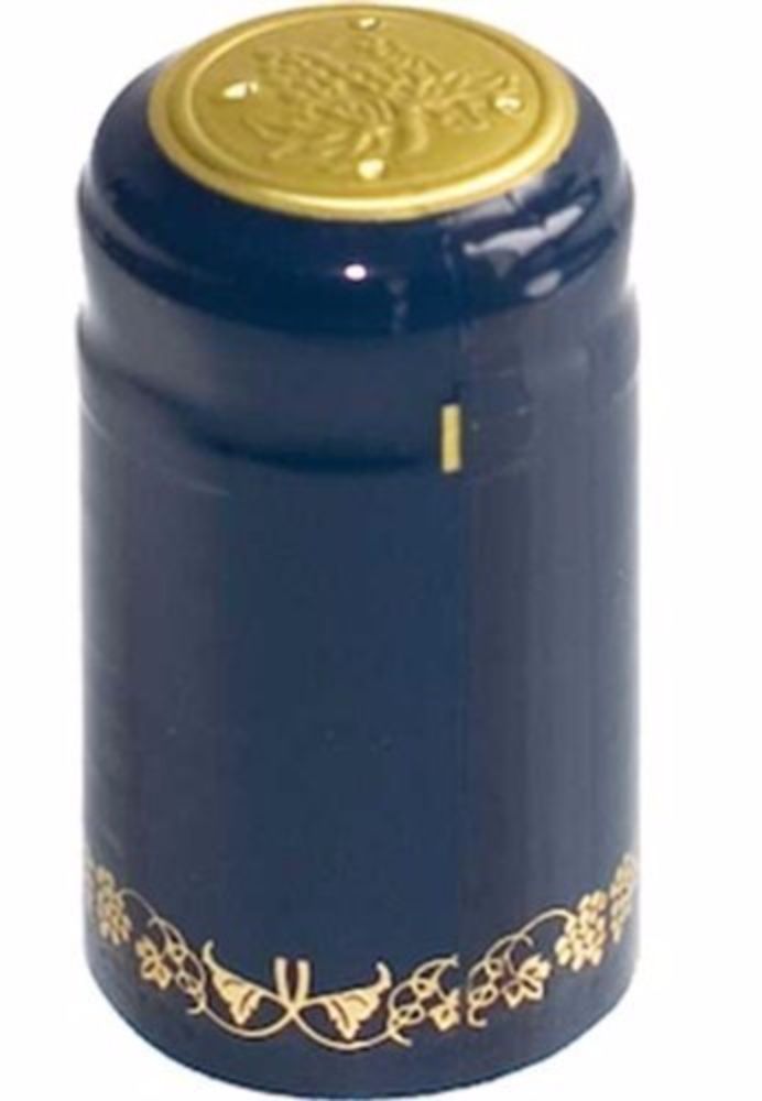 L.D.Carlson Company Blue Gold Grapes PVC Shrink Capsules- 30 Per Bag