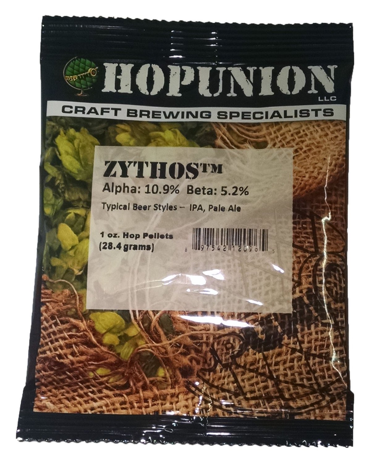 Hopunion US Hop Pellets for Home Brew Beer Making (US Zythos) 1 Ounce