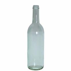 Waterloo Container 750ml Clear Glass Claret Bottles, screw top