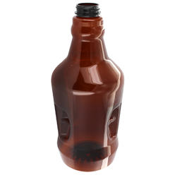 LD Carlson 64 oz Amber Growler PET plastic - lid not included