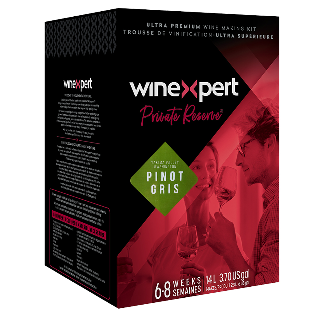 Winexpert Private Reserve Yakima Valley Washington Pinot Gris Wine Ingredient Kit