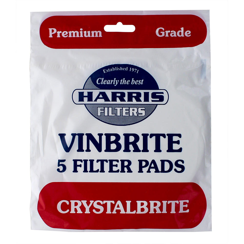 Midwest Supplies Vinbrite Crystalbrite Filter Pads-5 Count