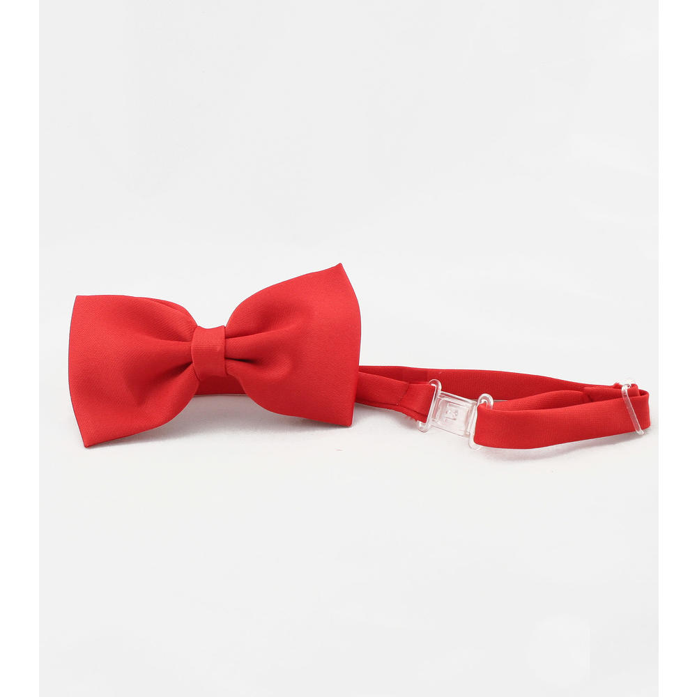 Leadertux New Baby Boy Kid Child Wedding Formal Party Holiday RED Bow Tie sz 5-7 (5-7year)