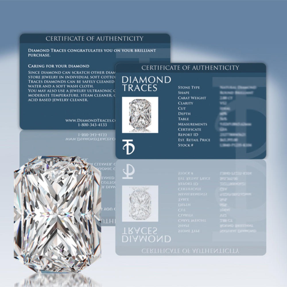 Diamond Traces 6.39ctw G-SI1 Ideal Rectangular Radiant Genuine Certified Diamonds 18k Gold Vintage Milgrain Accent Engagement Ring 