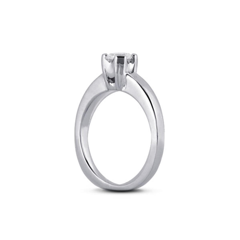 Diamond Traces 4.03ct I-VS2 Ideal Round Genuine Certified Diamond 950 Plat. Basket Solitaire Engagement Ring 