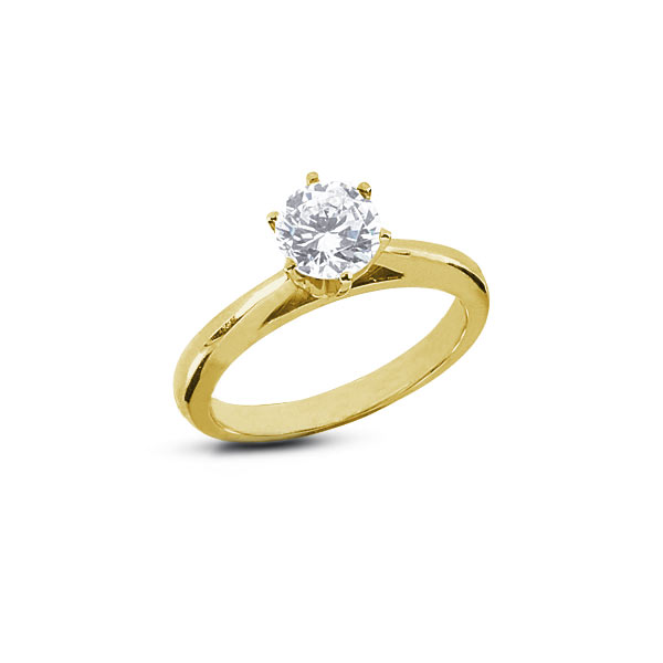 Diamond Traces 3.51ct E-SI1 Ideal Round Natural Certified Diamond 14k Gold Cathedral Solitaire Engagement Ring 