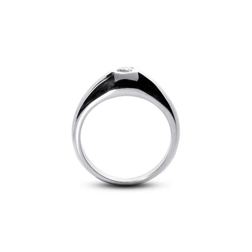 Diamond Traces 2.56ct F-SI1 Ideal Round Genuine Certified Diamond 950 Plat. Classic Solitaire Cocktail Men's Ring 