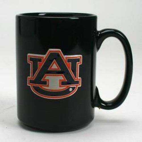 Great American Products Auburn Tigers 15oz Black Ceramic Mug