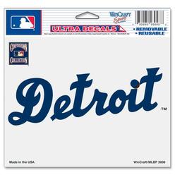 Wincraft Detroit Tigers Ultra decals 5" x 6" - Cooperstown Logo