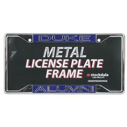 STOCKDALE Duke Blue Devils Metal Alumni Inlaid Acrylic License Plate Frame