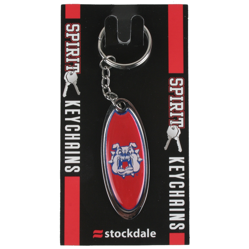 STOCKDALE Fresno State Bulldogs Key Chain - Chrome